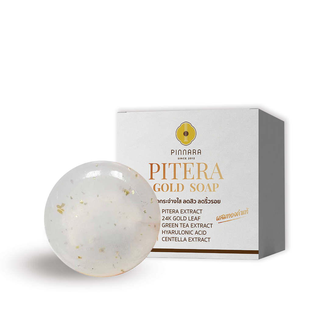 PITERA Σαπούνι Με Νιφάδες Χρυσού 24K
